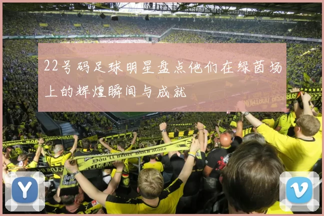 22号码足球明星盘点他们在绿茵场上的辉煌瞬间与成就